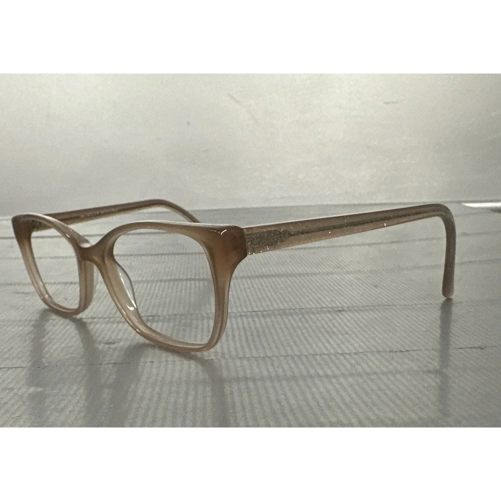 Badgley Mischka Eyeglasses, Frames Only, Tashie, 52-16-135, Plastic, Sand